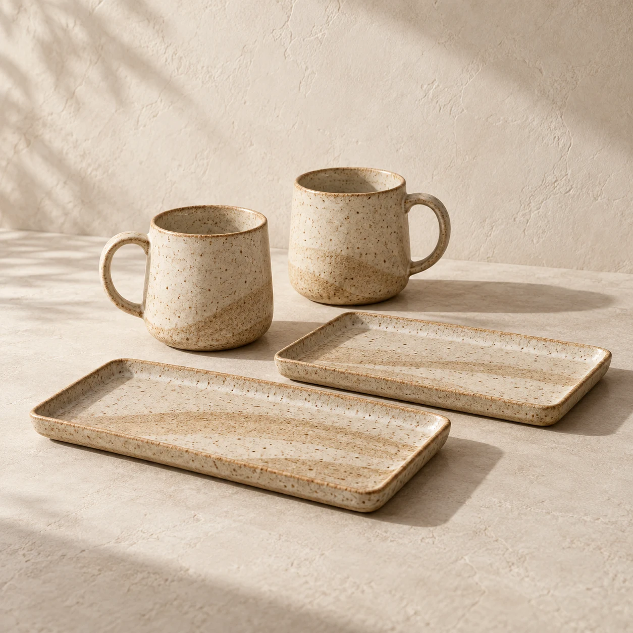 Dune Ritual Set, Sand, 4 pieces