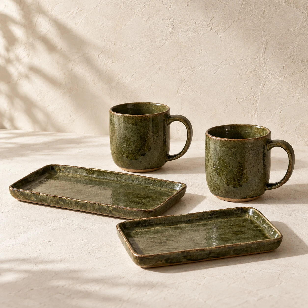 Grove Ritual Set, Moss, 4 pieces